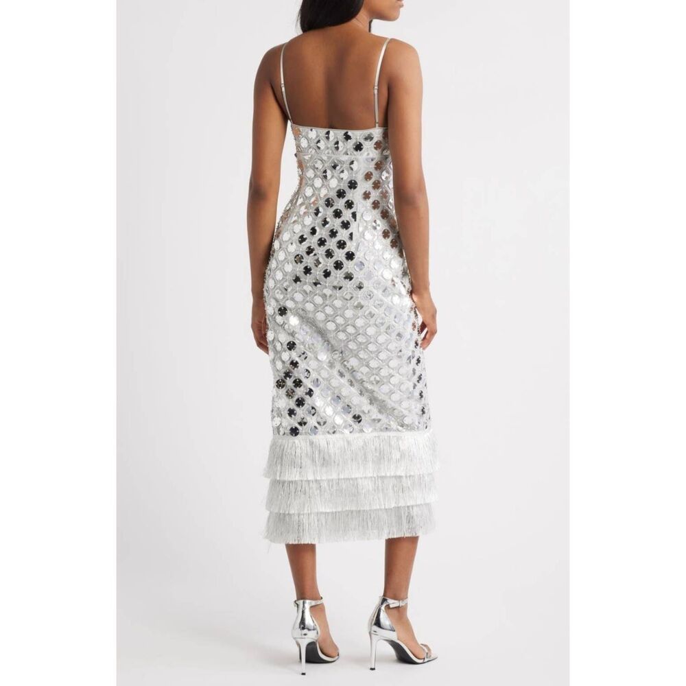 Saylor Suni sequin fringe cocktail Dress Size XS - Picture 3 of 16